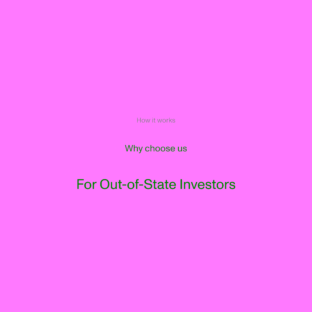 Narrower positioning: speaking directly to the out-of-state investor